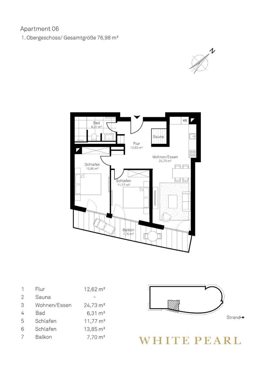White Pearl Apartment 1.06 Timmendorfer Strand Eksteriør bilde
